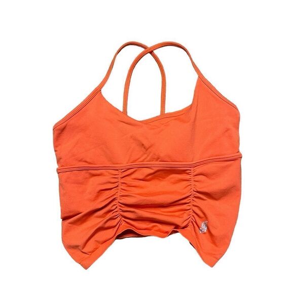 FREE PEOPLE MOVEMENT On the Rise Tank Top Orange Size Medium / Size Large - Picture 2 of 5